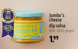 Jumbo Jumbo's cheese dip salsa aanbieding