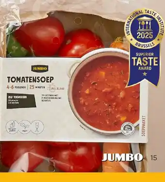 Jumbo TOMATENSOEP aanbieding