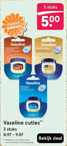 Etos Vaseline cuties aanbieding