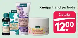 Etos Kneipp hand en body aanbieding
