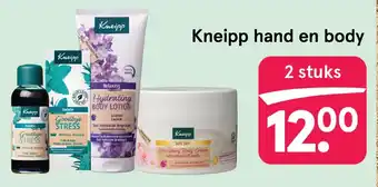 Etos Kneipp hand en body aanbieding