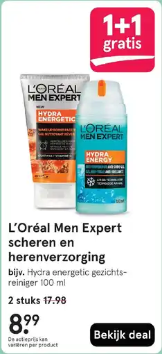 Etos L'Oréal Men Expert scheren en herenverzorging aanbieding