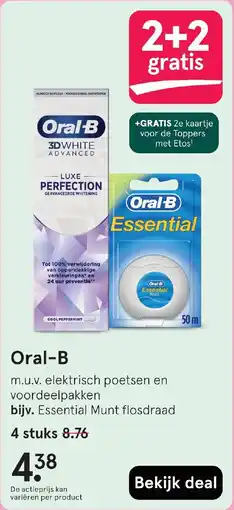 Etos Oral B aanbieding