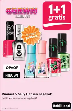 Etos Rimmel & Sally Hansen nagellak aanbieding
