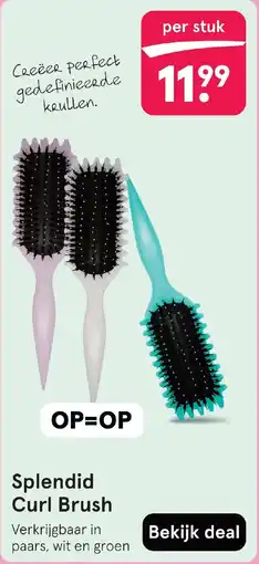 Etos Splendid Curl Brush aanbieding