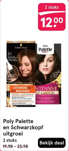 Etos Poly Palette en Schwarzkopf uitgroei aanbieding