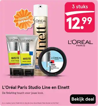 Etos L'Oréal Paris Studio Line en Elnett aanbieding