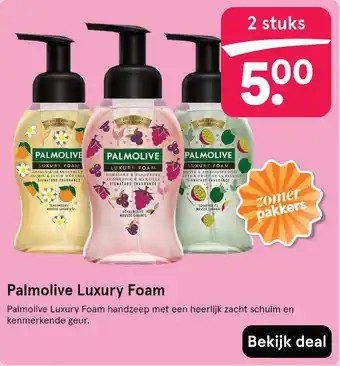 Etos Palmolive Luxury Foam aanbieding