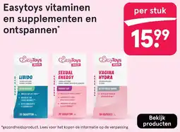 Etos Easytoys vitaminen en supplementen en ontspannen aanbieding