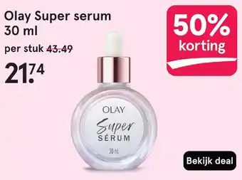 Etos Olay Super serum aanbieding