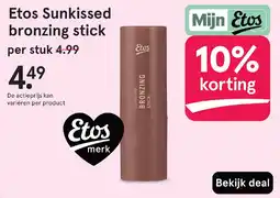 Etos Etos Sunkissed bronzing stick aanbieding