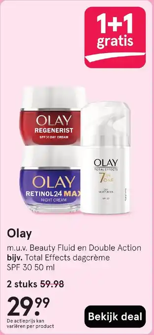 Etos Olay aanbieding
