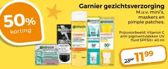 Trekpleister Garnier gezichtsverzorging aanbieding