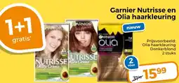 Trekpleister Garnier Nutrisse en Olia haarkleuring aanbieding