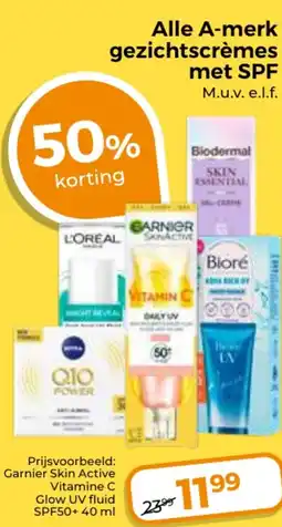 Trekpleister Alle A-merk gezichtscrèmes aanbieding