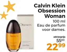 Trekpleister Calvin Klein Obsession Woman aanbieding