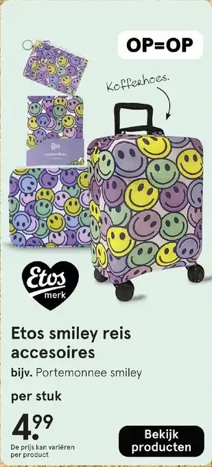 Etos Etos smiley reis accesoires aanbieding