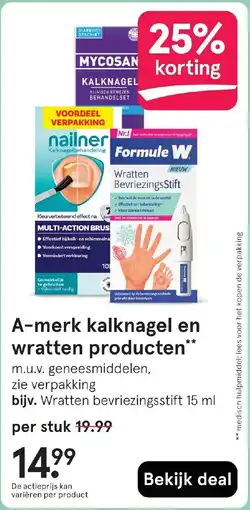 Etos A-merk kalknagel en wratten producten aanbieding