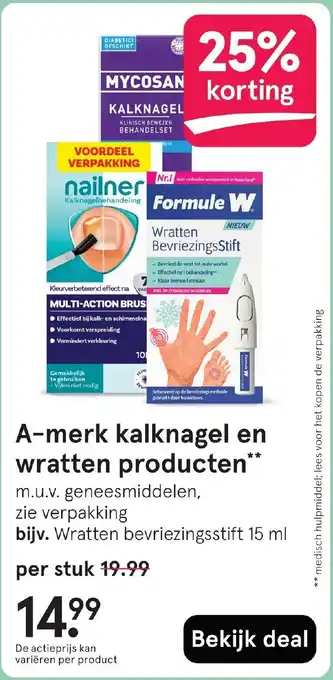 Etos A-merk kalknagel en wratten producten aanbieding