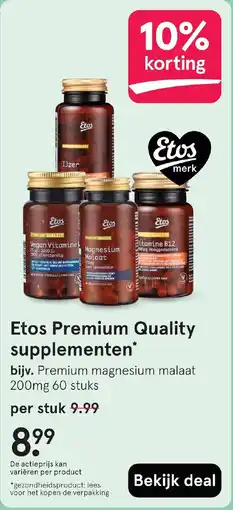 Etos Etos Premium Quality supplementen aanbieding