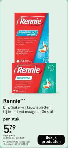 Etos Rennie aanbieding