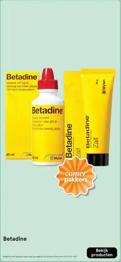 Etos Betadine aanbieding