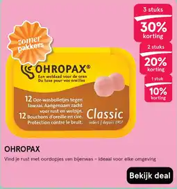 Etos Ohropax aanbieding