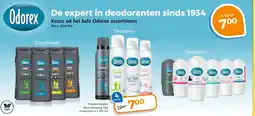Trekpleister Keuze uit het hele Odorex assortiment aanbieding