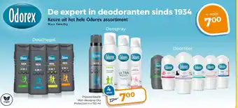 Trekpleister Keuze uit het hele Odorex assortiment aanbieding