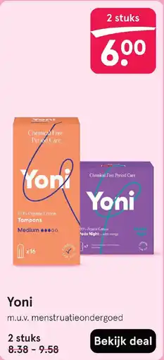 Etos Yoni aanbieding