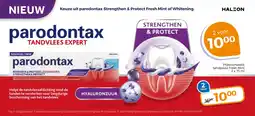 Trekpleister Keuze uit parodontax Strengthen & Protect Fresh Mint of Whitening. aanbieding