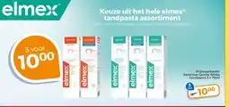 Trekpleister Keuze uit het hele elmex tandpasta assortiment aanbieding