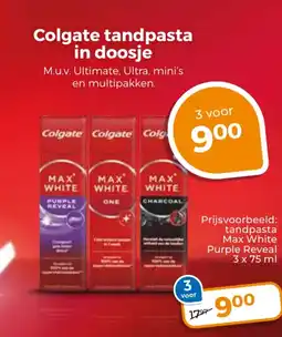 Trekpleister Colgate tandpasta in doosje aanbieding