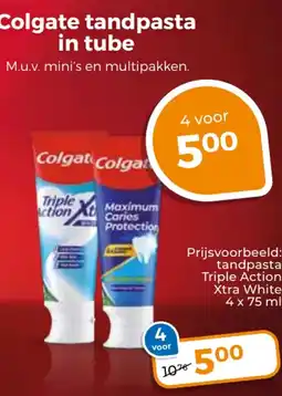Trekpleister Colgate tandpasta in tube aanbieding