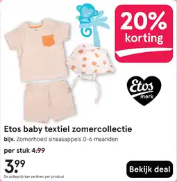 Etos Etos baby textiel zomercollectie aanbieding