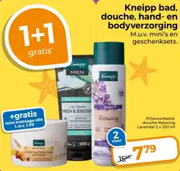 Trekpleister Kneipp bad, douche, hand en bodyverzorging aanbieding