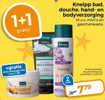 Trekpleister Kneipp bad, douche, hand en bodyverzorging aanbieding