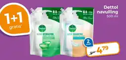 Trekpleister Dettol navulling aanbieding