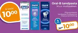 Trekpleister Oral-B tandpasta aanbieding