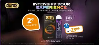 Trekpleister KEUZE UIT HET HELE DUREX ASSORTIMENT aanbieding