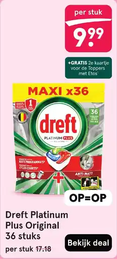 Etos Dreft Platinum Plus Original aanbieding
