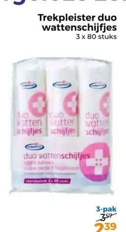 Trekpleister Trekpleister duo wattenschijfjes aanbieding