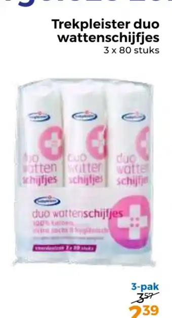Trekpleister Trekpleister duo wattenschijfjes aanbieding
