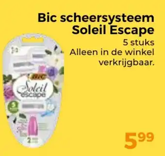 Trekpleister Bic scheersysteem Soleil Escape aanbieding