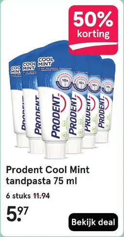 Etos Prodent Cool Mint tandpasta aanbieding