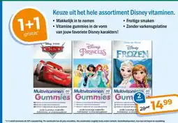 Trekpleister Keuze uit het hele assortiment Disney vitaminen. aanbieding