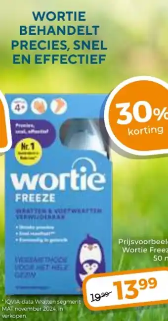 Trekpleister Wortie Freeze aanbieding