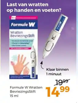Trekpleister Formule W Wratten BevriezingsStift aanbieding