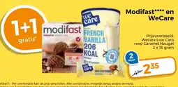 Trekpleister Modifast en WeCare aanbieding