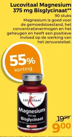 Trekpleister Lucovitaal Magnesium Bisglycinaat aanbieding
